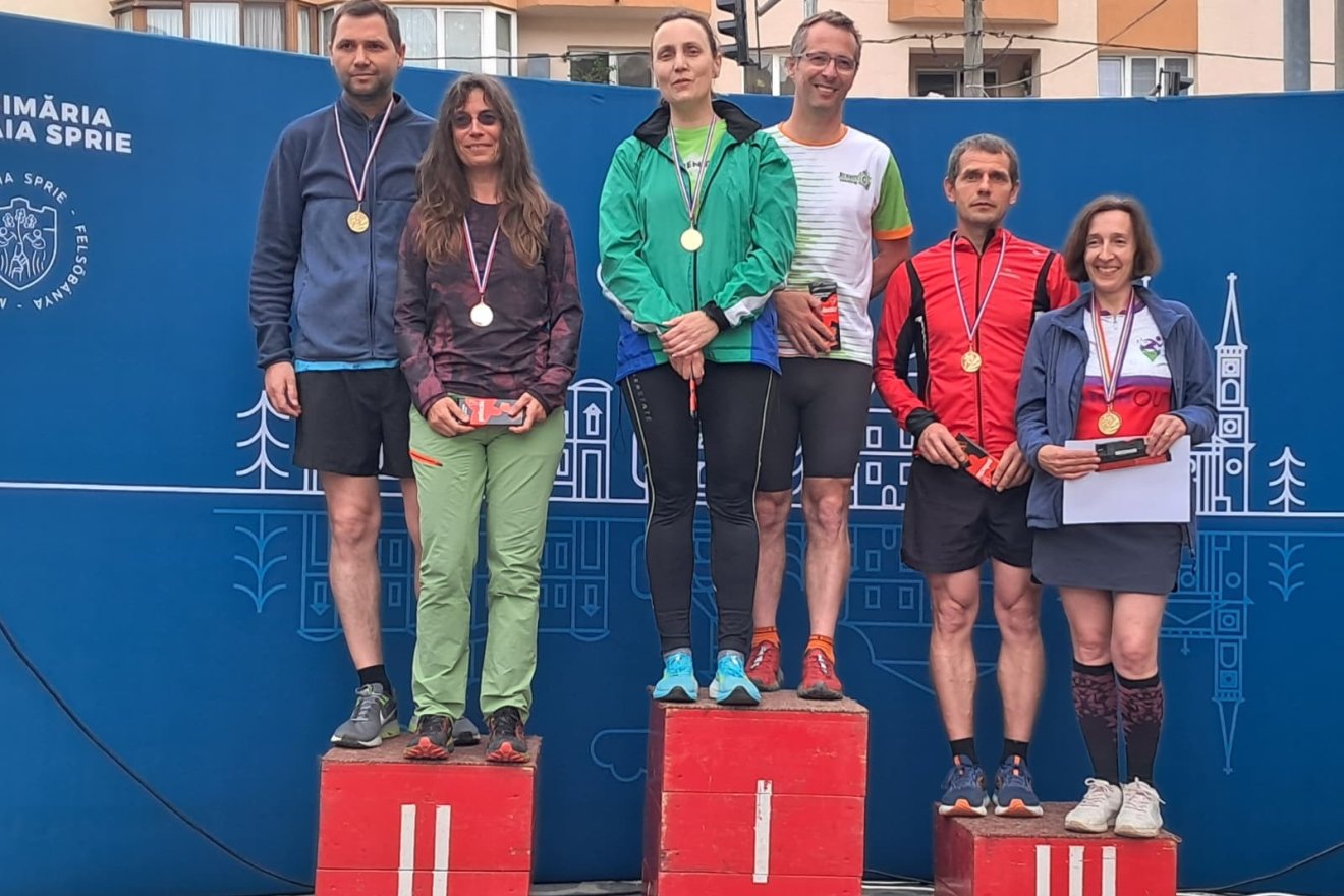 A városi sprint M45-ben második helyezett György László &bullet;  Fotó: VSK Csíkszereda