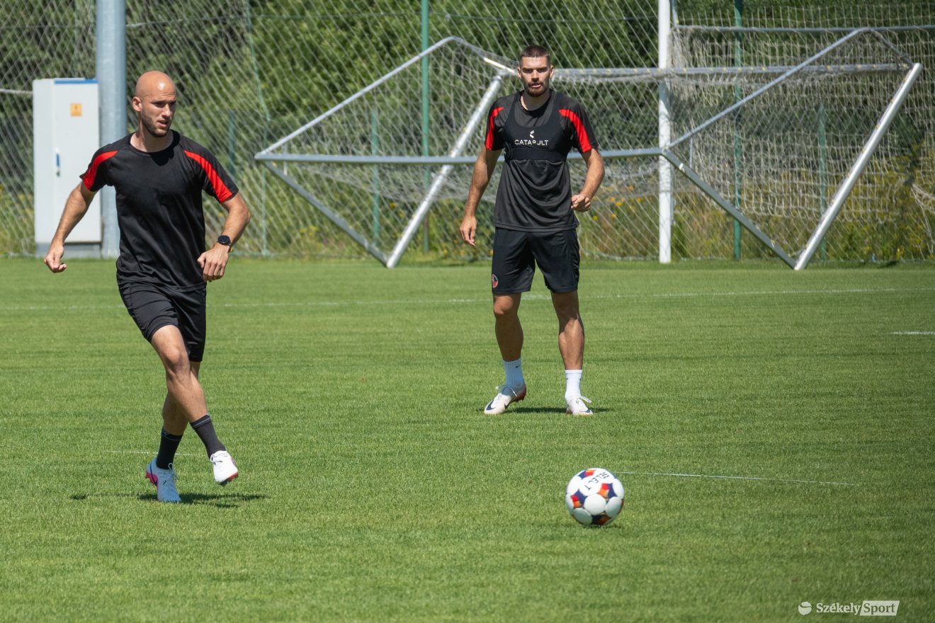 Tajti Mátyás szerint jó úton halad a csapat fejlődése &bullet;  Fotó: Borbély Fanni