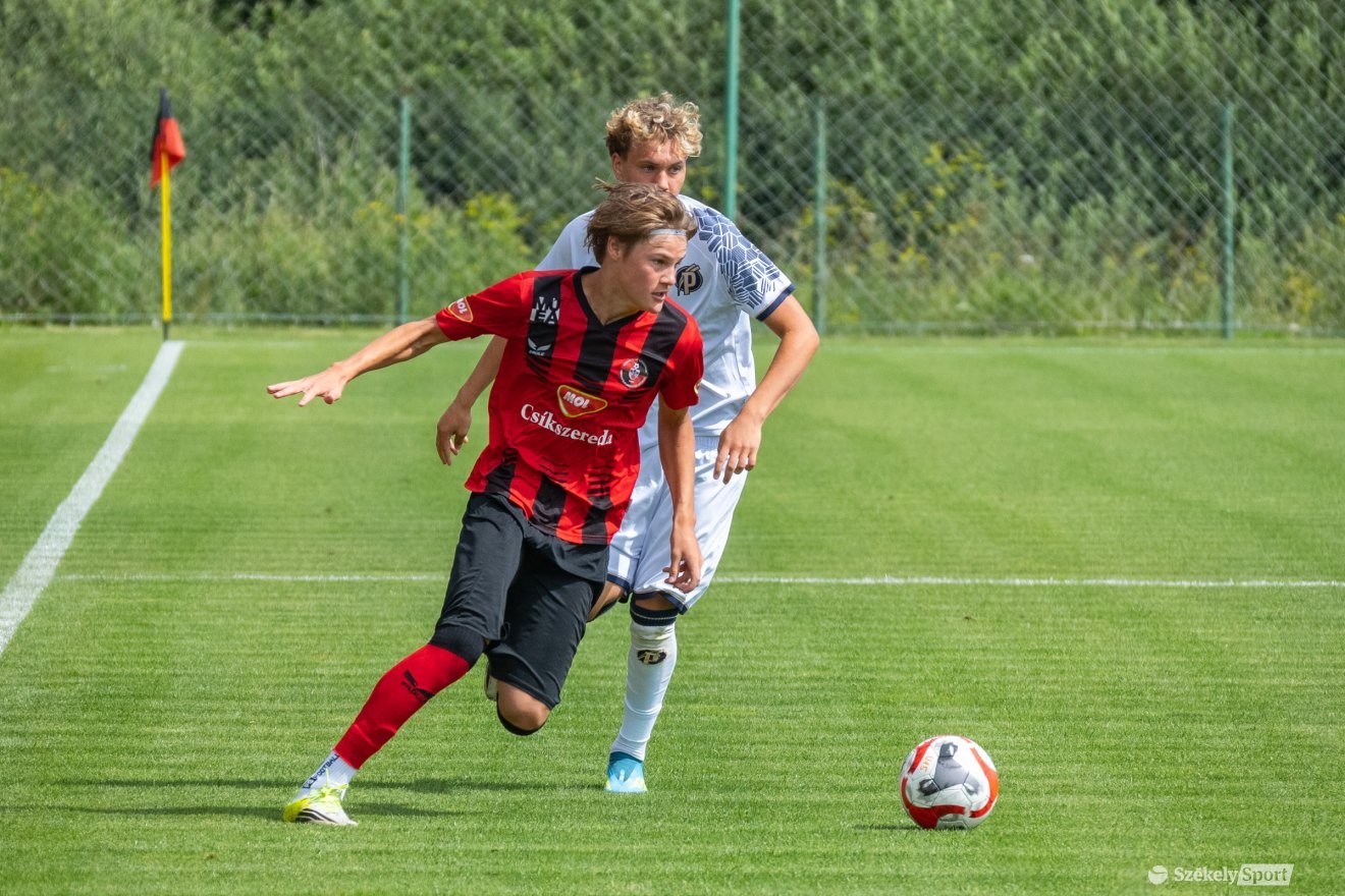 Az FK Csíkszereda a Puskás Akadémia csapatának legyőzsével kezdte a tornát • Fotó: Borbély Fanni