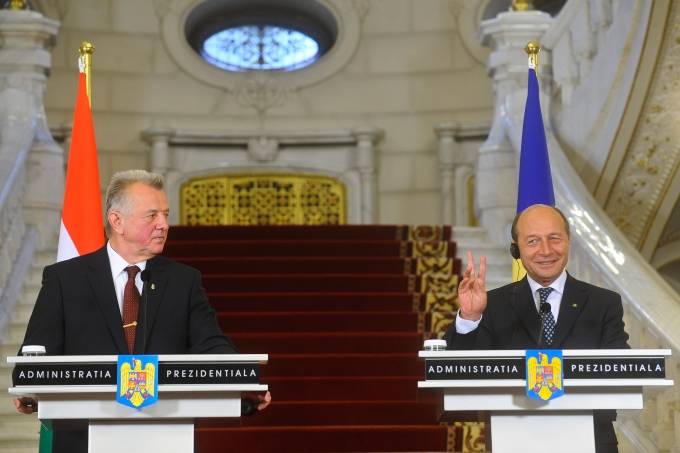 Schmitt Pál Traian Băsescuval találkozott