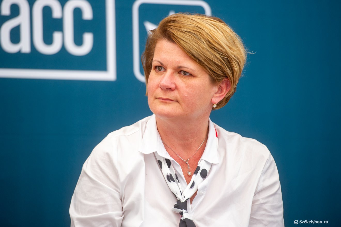 Horváth Anna szerint településeinket a választásokon tudjuk megvédeni  a szélsőséges román erőktől •  Fotó: Beliczay László