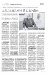 Udvarhelyi Híradó XXVIII. évfolyam, 8. szám