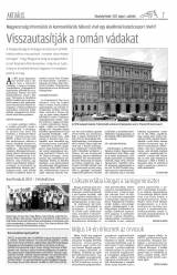 Udvarhelyi Híradó XXVIII. évfolyam, 84. szám