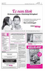Vásárhelyi Hírlap XII. évfolyam, 18. szám