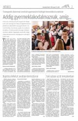 Udvarhelyi Híradó XXIX. évfolyam, 18. szám