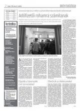Krónika XX. évfolyam, 56. szám