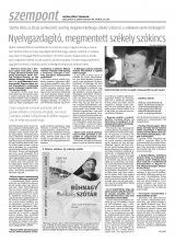 Krónika XX. évfolyam, 65. szám