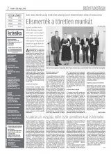 Krónika XX. évfolyam, 84. szám
