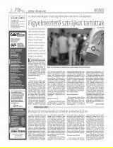 Csíki Hírlap XIII. évfolyam, 85. szám