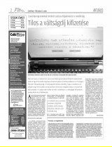Csíki Hírlap XIII. évfolyam, 109. szám