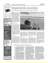Gyergyói Hírlap IX. évfolyam, 121. szám