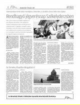 Udvarhelyi Híradó XXIX. évfolyam, 122. szám