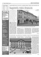 Krónika XX. évfolyam, 203. szám