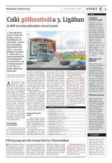 Csíki Hírlap XIII. évfolyam, 206. szám