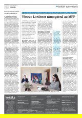 Krónika XXI. évfolyam, 70. szám