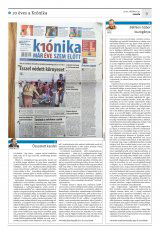 Krónika XXI. évfolyam, 208. szám