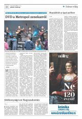 Krónika XXI. évfolyam, 240. szám