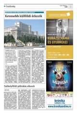 Krónika XXII. évfolyam, 21. szám