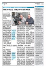Krónika XXII. évfolyam, 58. szám
