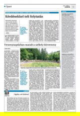 Krónika XXII. évfolyam, 85. szám