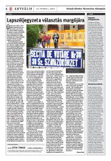 Székelyhon napilap II. évfolyam, 213. szám