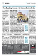 Krónika XXIII. évfolyam, 20. szám