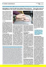 Krónika XXIII. évfolyam, 21. szám