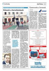 Krónika XXIII. évfolyam, 35. szám