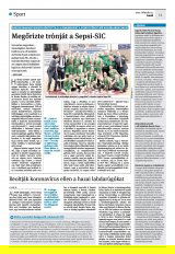 Krónika XXIII. évfolyam, 37. szám