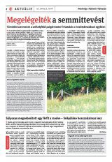 Székelyhon napilap III. évfolyam, 121. szám