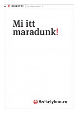 Székelyhon napilap IV. évfolyam, 237. szám