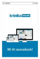 Krónika XXIV. évfolyam, 239. szám