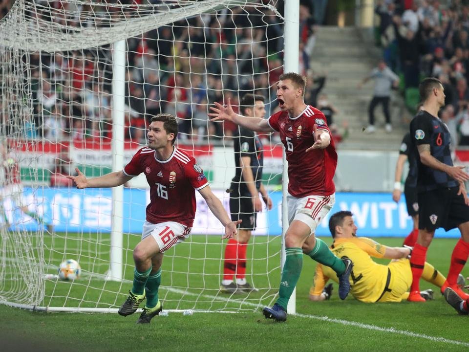 A magyar felnőtt válogatott a vb-ezüstérmes Horvátország legyőzésével tette emlékezetessé az évet •  Fotó: Nemzeti Sport