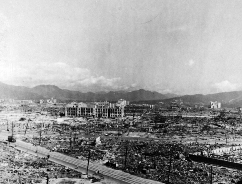 Az atomtámadás után kő kövön nem maradt Hirosimában •  Fotó: archiv