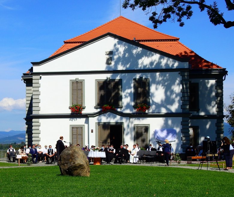 2020 őszén adták át a felújított Teleki-kastélyt a Máramaros megyei Koltón •  Fotó: Makkay József