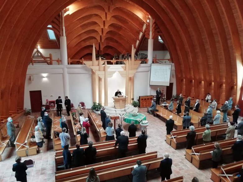 Ünnepi istentisztelet a 40. évfordulón •  Fotó: Somogyi Botond