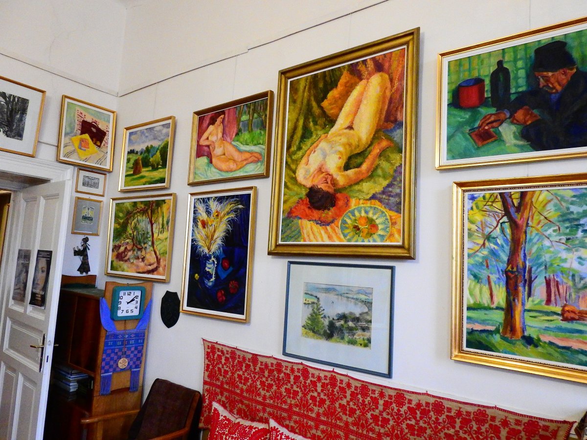 Olajképei csak a halála után kerülhettek a közönség elé •  Fotó: Makkay József