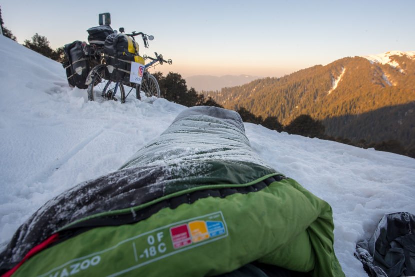 Mindenre fel kellett készülni. Éjszakázás hálózsákban a hegyek között &bullet;  Fotó: Zichó Viktor személyes archívuma