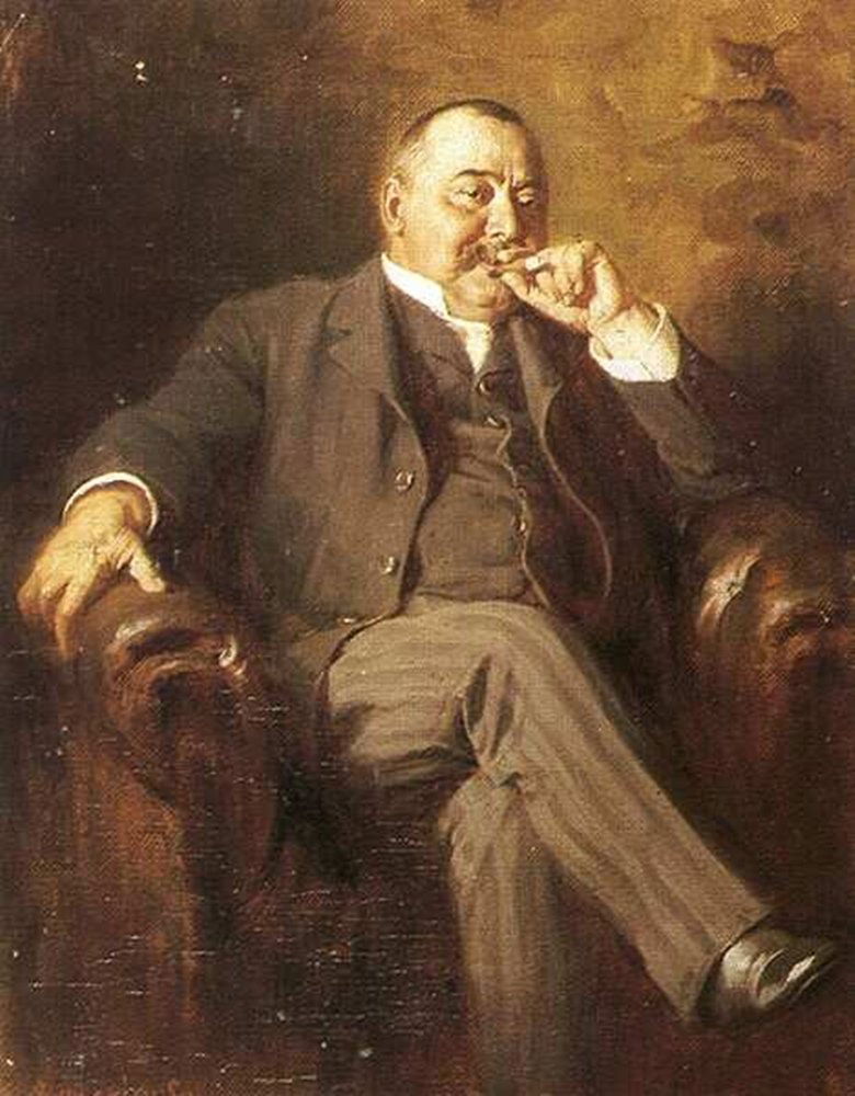 Mikszáth Kálmán korának legnagyobb hatású írója volt •  Fotó: Benczúr Gyula festménye Mikszáth Kálmánról (1910)