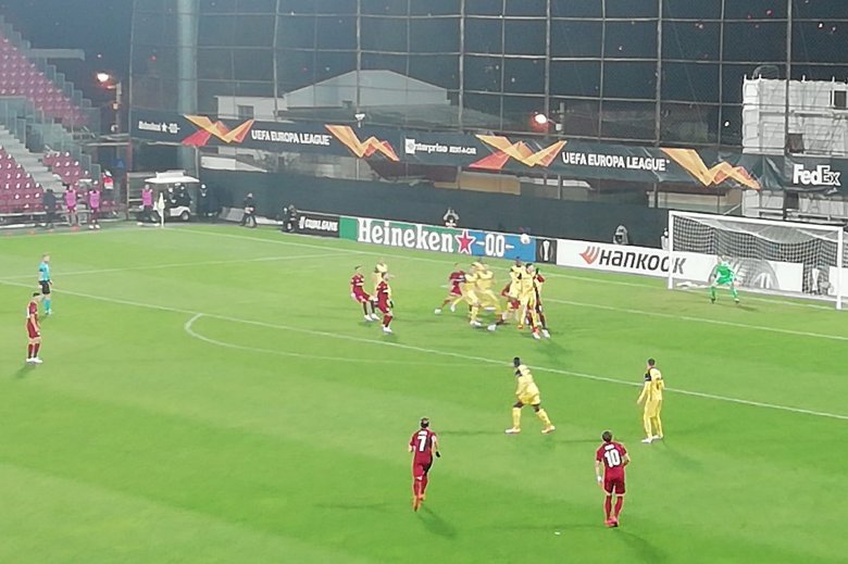 CFR–Young Boys Bern 1:1. Erősítések nélkül a fellegvári csapat kisebb csodával maradhat   az Európa Liga-csoportelsője •  Fotó: Somogyi Botond