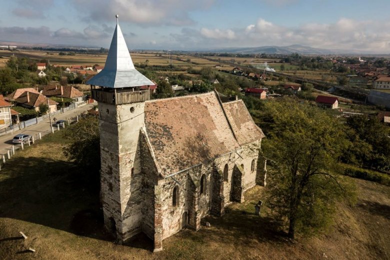 Marosszentimre sokszor elsiratott 13. századi temploma kiemelt művészettörténeti jelentőséggel bír •  Fotó: Facebook/Teleki László Alapítvány