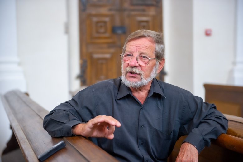 Ötvös József lelkipásztor szerint Marosvásárhelyen a magyar kultúrélet hosszú évtizedek óta erős •  Fotó: Beliczay László