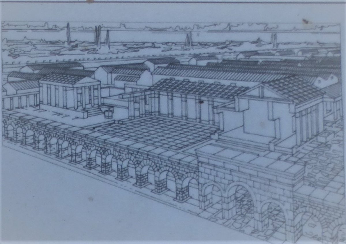 A római kor fórumának rekonstruált képe &bullet;  Fotó: Csermák Judit