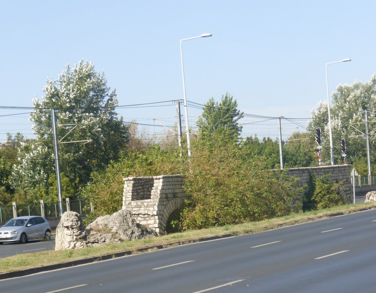 Közel két évezredes vízvezeték maradványa Budapesten &bullet;  Fotó: Csermák Judit