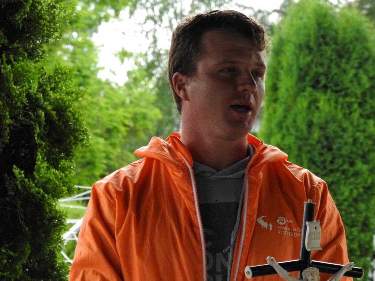 László Pali a lovas turizmus kiépítésében lát jó lehetőségeket Gyergyószárhegyen •  Fotó: Makkay József