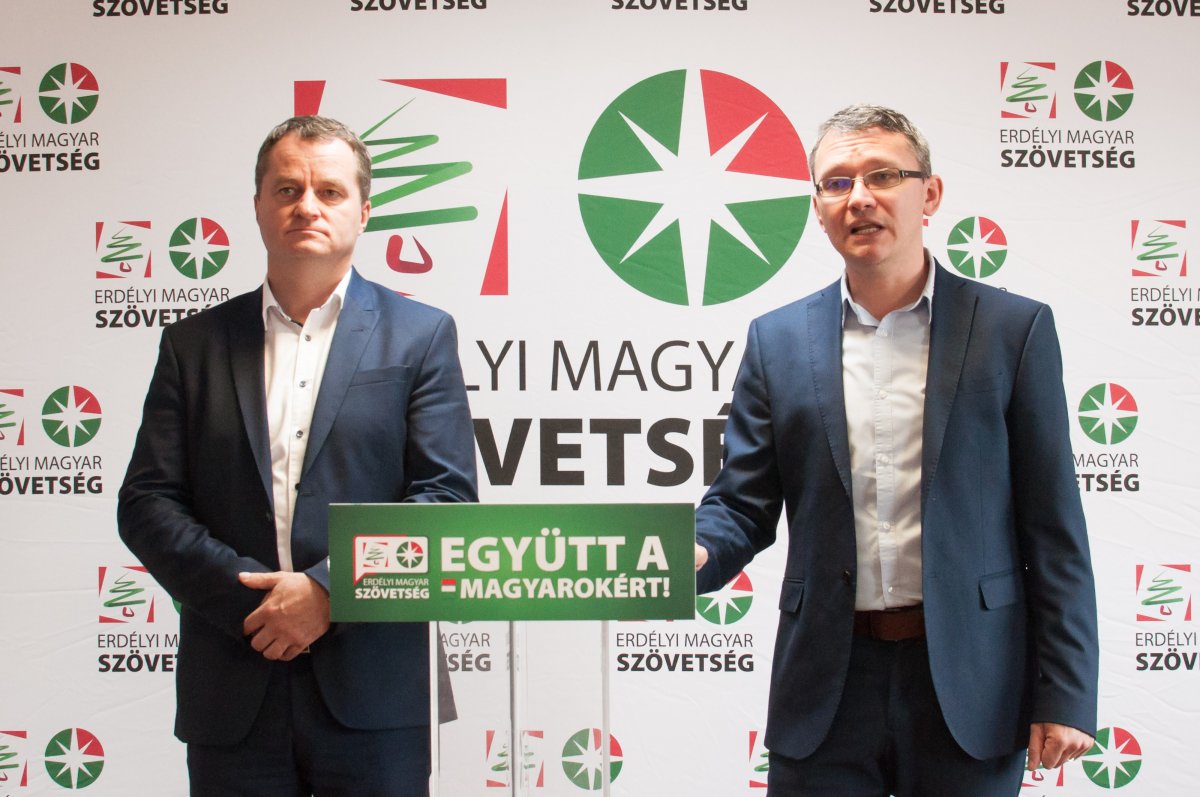 Mezei János és Csomortányi István (archív felvétel) •  Fotó: Erdélyi Magyar Szövetség
