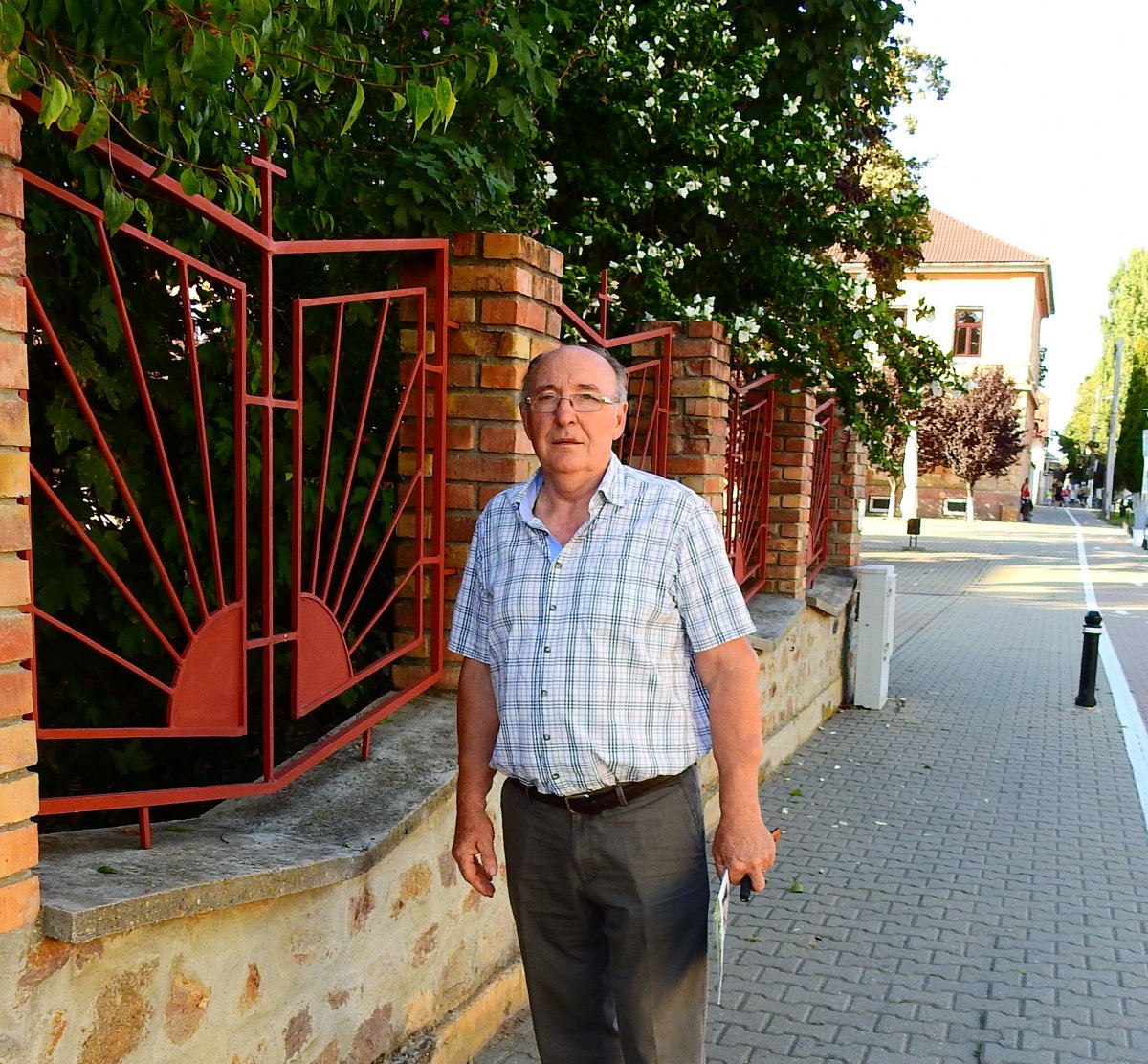 Nagy István pedagógus, a helyi magyarság egyik alapembere •  Fotó: Makkay József