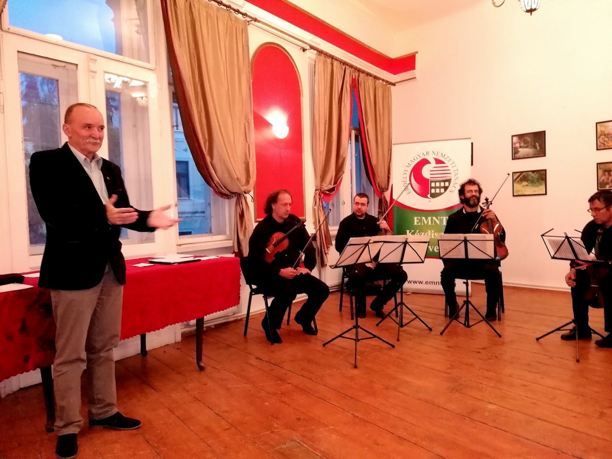 A Török-ház Erzsébet termében a vírusjárvány előtt egymást érték a kulturális rendezvények &bullet;  Fotó: Facebook/ Taierling Johann