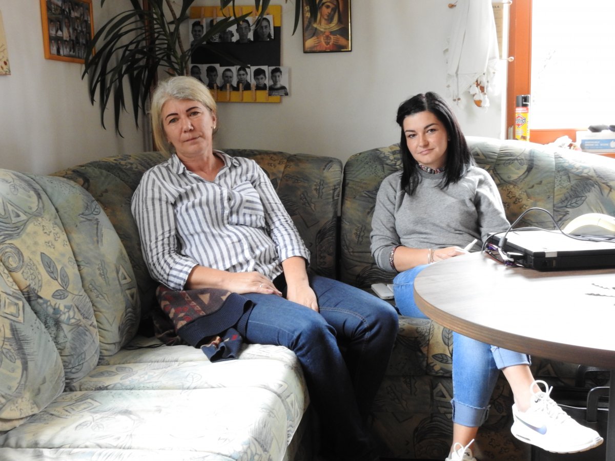 Csergő Hajnal nevelő és Köllő Bartalis Beáta szociális munkás •  Fotó: Makkay József