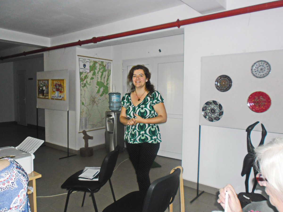 Szilágyi Andrea történész, az Andrássy Ernő Helytörténeti Múzeum munkatársa &bullet;  Fotó: Sütő Éva